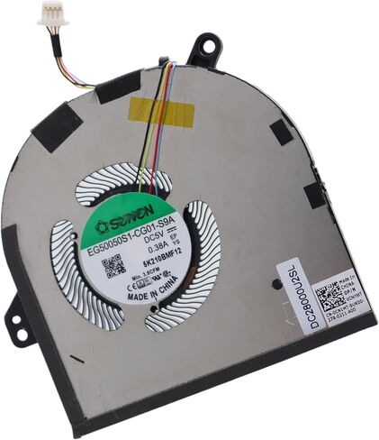 Deal4GO Right Side Graphics GPU Cooling Fan DJH35 0DJH35 EG50050S1-CG00-S9A Replacement for Dell XPS 15 9500 9510 Precision 5550 5560 in Saudi Arabia