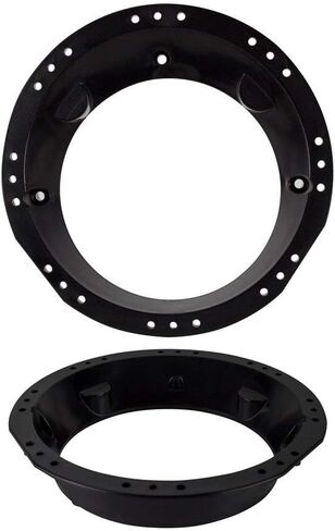 For 98-13 Harley Speaker Bundle: 2 x Kicker 6-3/4" Inch 600 Watt CS-Series Black Car Audio Coaxial Speakers, Speaker Mounting Rings For Motorcycles, Enrock 50 Ft 16G Speaker Wire in Saudi Arabia