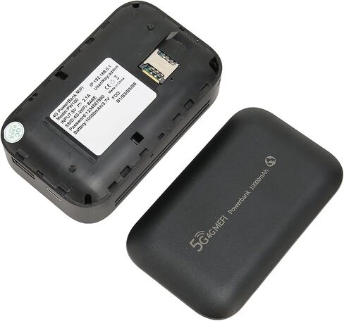راوتر هوت سبوت المحمول 4G LTE، نقطة اتصال محمولة عالية السرعة مع بطارية ذات سعة كبيرة 10000 مللي أمبير في الساعة، فتحة بطاقة SIM، شبكة آمنة في أي مكان، نقطة اتصال متنقلة in Saudi Arabia