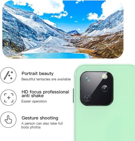 XS13 Unlocked Smartphone, 2.5inch 3G Mini Mobile Phone for Android 6, Dual Sim, 1GB/8GB, Dual Camera Business Backup Phone, Lightweight and Easy to Carry, 1580mAh Battery(Green) in Saudi Arabia
