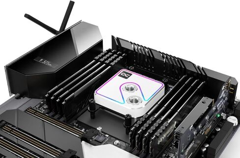 Alphacool Core 1 Aurora CPU Water Block and Thermal Grizzly AM5 حزمة إطار إغلاق الاتصال، أسود in Saudi Arabia