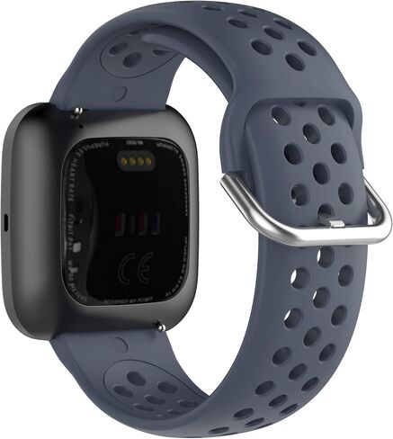حزام متوافق مع سوار ساعة Fitbit Versa/Versa 2/Versa Lite/Versa Blaze، سوار معصم بديل من السيليكون الناعم المقاوم للماء وجيد التهوية in Kuwait