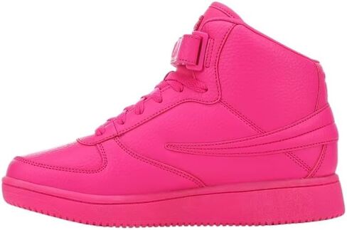 Fila Women’s A-high Hi-Top Sneaker, Lifestyle Fashion Basketball Court Shoe (Pink/Pink/Pink, 9) in Saudi Arabia