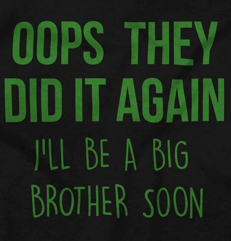 Brisco Brands Funny Big Brother Baby Announcement Baby Bodysuit Jumper Boys in Kuwait