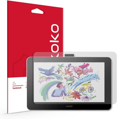 واقي شاشة skoko مضاد للتوهج وملمس ورقي ناعم (قطعتين) متوافق مع Wacom One 13 Touch DTC 133، 13 بوصة in Kuwait