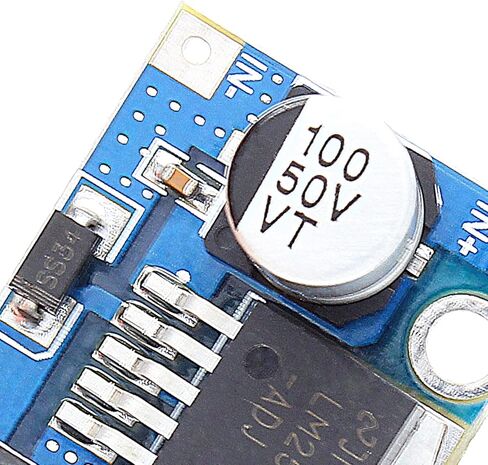 5 قطع LM2576 DC-DC محول فرق الجهد 3A وحدة تنحى قابلة للتعديل مع مؤشر LED للإخراج in Kuwait