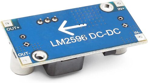 5 قطع LM2576 DC-DC محول فرق الجهد 3A وحدة تنحى قابلة للتعديل مع مؤشر LED للإخراج in Kuwait