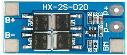 2 قطعة 2S 13A لوح حماية 2S 7.4V 8.4V 13A بطارية ليثيوم لوح حماية PCB BMS لوح حماية لخلية بطارية ليثيوم أيون in Saudi Arabia