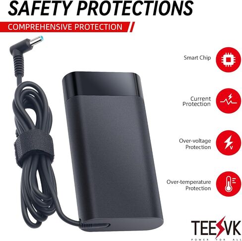 150W AC Charger for HP ZBook Studio G3 G4 15 G3 G4 G5 HP OMEN 15 17 ADP-150XB TPN-CA11 TPN-DA09 L32661-001 917677-001 776620-001 917677-003 75626-003 Laptop Power Supply Cord 19.5V 7.7A 4.5 * 3.0mm in Kuwait