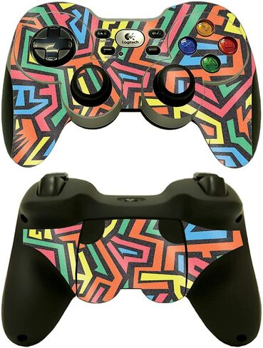 MightySkins Glossy Glitter Skin Compatible with Logitech Wireless Gamepad F710 - Jungle Glam | Protective, Durable High-Gloss Glitter Finish | Easy to Apply and Change Styles | Made in The USA in Saudi Arabia
