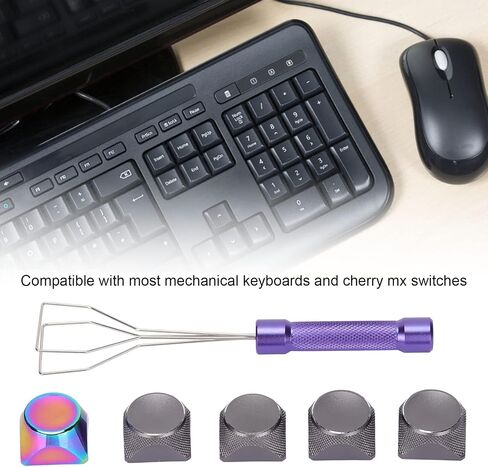 5Pcs Metal Keycaps, Color Plating Beautiful Textures Keycaps Special Touch Decorative Xda For Mechanical Keyboard Black (Black) in Saudi Arabia