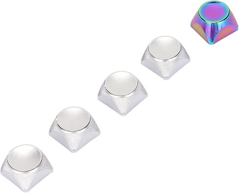 5Pcs Metal Keycaps, Color Plating Beautiful Textures Keycaps Special Touch Decorative Xda For Mechanical Keyboard Black (Black) in Saudi Arabia