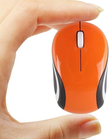 ماوس لاسلكي لطيف ماوس كمبيوتر صغير الحجم جيب صغير الحجم محمول للسفر USB الفئران الضوئية 3 أزرار 1000 نقطة في البوصة ماوس لاسلكي للكمبيوتر المحمول والكمبيوتر المحمول ماك بوك هدية فتاة للأطفال (أرجواني) in Kuwait