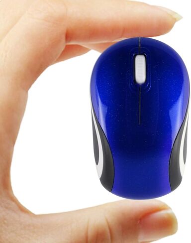 ماوس لاسلكي لطيف ماوس كمبيوتر صغير الحجم جيب صغير الحجم محمول للسفر USB الفئران الضوئية 3 أزرار 1000 نقطة في البوصة ماوس لاسلكي للكمبيوتر المحمول والكمبيوتر المحمول ماك بوك هدية فتاة للأطفال (أرجواني) in Kuwait