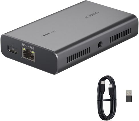 محول OBSBOT UVC إلى NDI لكاميرات الويب Tiny 2/Tiny 4K/Tiny Meet/Meet 4K وUVC، ودعم PoE وإضاءة تالي، وتحويل إشارات UVC على الفور إلى ND، وتسجيل بطاقة Micro SD المتزامنة in Kuwait