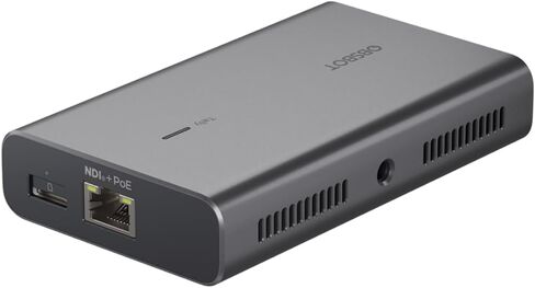 محول OBSBOT UVC إلى NDI لكاميرات الويب Tiny 2/Tiny 4K/Tiny Meet/Meet 4K وUVC، ودعم PoE وإضاءة تالي، وتحويل إشارات UVC على الفور إلى ND، وتسجيل بطاقة Micro SD المتزامنة in Kuwait