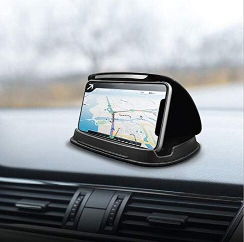 MACHSWON Car Navigator Holder Center Console Top Bottom Cover Type Mobile Phone Bracket Car Dashboard GPS Navigation Slip 3-6.8'in Mobile Phone Holder Mount Bracket Navigation in Saudi Arabia