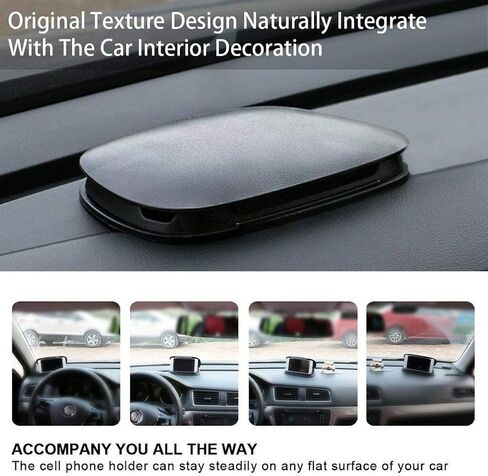 MACHSWON Car Navigator Holder Center Console Top Bottom Cover Type Mobile Phone Bracket Car Dashboard GPS Navigation Slip 3-6.8'in Mobile Phone Holder Mount Bracket Navigation in Saudi Arabia