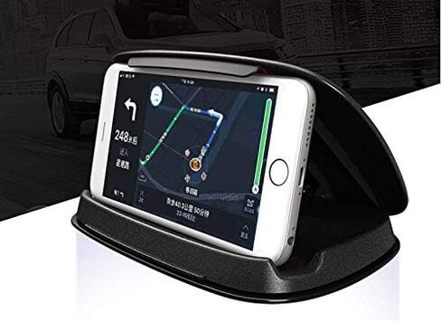 MACHSWON Car Navigator Holder Center Console Top Bottom Cover Type Mobile Phone Bracket Car Dashboard GPS Navigation Slip 3-6.8'in Mobile Phone Holder Mount Bracket Navigation in Saudi Arabia