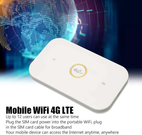 4G LTE Mobile Hotspot, Wireless Portable Travel Router 4G LTE Mobile Hotspot 150Mbps Mobile WiFi Router Connect Up to 12 Users for Remote Workers in Saudi Arabia