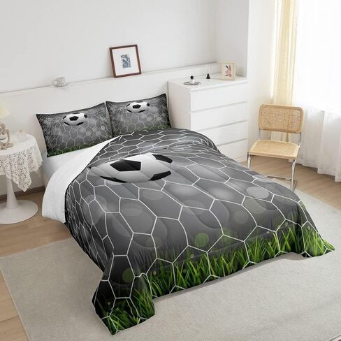 Erosebridal Boys Construction Comforter Set Full Size Excavator Truck Kids Bedding Set Cartoon Car Tractor Vehicle Toddler Bed Set Crane Bulldozer Quilt Set Yellow Blue 2 Pillow Cases Child Room Decor in Saudi Arabia
