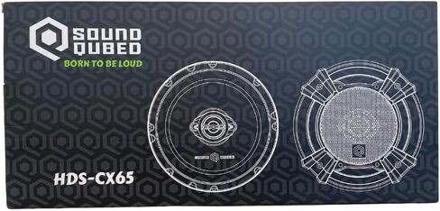 SOUND Q QUBED Soundqubed HDS 6.5 بوصة زوج من مكبرات الصوت المحورية زوج ثنائي الاتجاه (6.5 بوصة) مكبرات صوت للسيارة 300 وات أقصى تصنيف للطاقة زوج مكبرات صوت عالية الإخراج ممتازة مجموعة كاملة in Kuwait