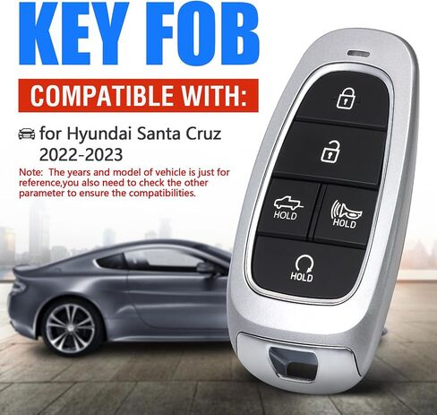 Keyless Entry Proximity Remote Key Fob Replacement for Hyundai Santa Cruz 2022 2023 TQ8-FOB-4F27 95440-K5000 433MHz in Saudi Arabia