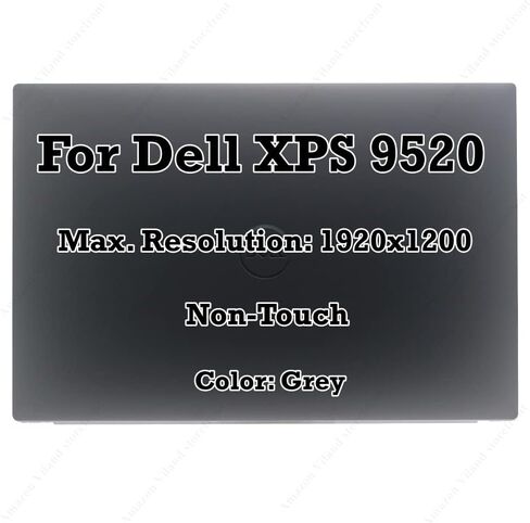 شاشة LCD مقاس 15.6 بوصة FHD 1920X1200 LCD غير تعمل باللمس، مجموعة لوحة LED كاملة لجهاز Dell XPS 15 9520 Precision 5570 (فضي) in Kuwait