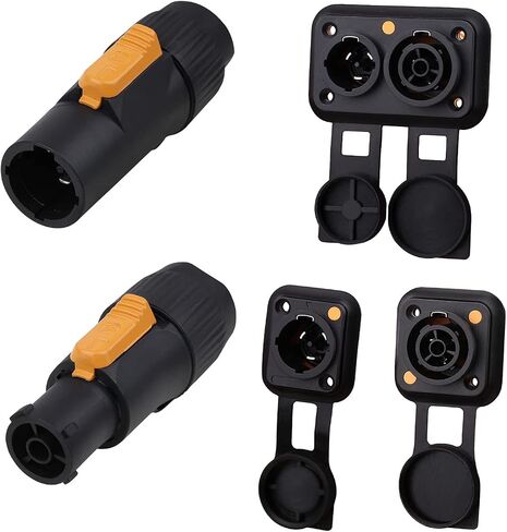 موصلات هيكل Toronce PowerCon TRUE المقاومة للماء PowerCon 20A للحماية الخارجية IP65 (SAC3MX_4 Pack) in Kuwait