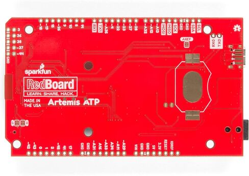 SparkFun RedBoard Artemis ATP لوحة تطوير التعلم الآلي تتضمن BLE 1 ميجابايت فلاش USB-C Qwiic I2C MEMS ميكروفون متوافق مع منصة Arduino IDE، تشغيل نماذج TenserFlow Mega Footprint in Saudi Arabia