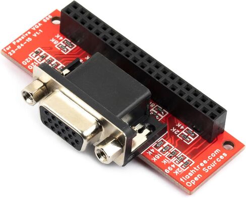 for Passive VGA666 VGA 666 Breakout Board 40 Pins GPIO to VGA Compatible for Raspberry Pi 3B / 2B / B+ / A+ in Saudi Arabia