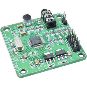 HiLetgo VS1053 MP3 Audio Player Module Audio Decoder Board Onboard Recording Microphone SPI Interface OGG Output Port Line-in 12.288Mhz