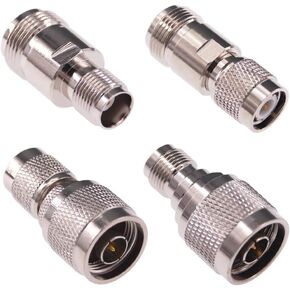 4pcs N Type Male/Female to TNC M/F RF Coaxial Adapter Connector Kit for WiFi Router Radios(F165-4)