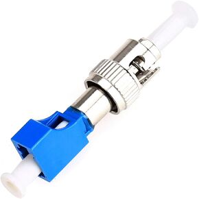 KELUSHI Single Mode 9/125 SM ST Male to LC Female Hybrid Optical Fiber Adapter Connector