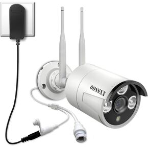OOSSXX (3.0MP Wireless Extend Camera with Audio) Just Wireless Extend Camera Wireless Security System(3.0MP/5.0MP System) IP67 Waterproof WiFi Camera, Wireless Surveillance Camera