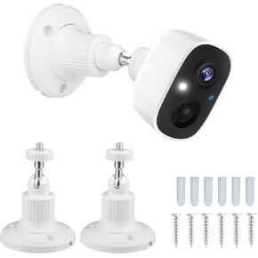 2pack Wall Mount for Arlo Pro, Arlo Pro 2, Arlo Ultra, Arlo Pro 3, Arlo Essential Spotlight Camera, 360 Degree Adjustable Mounting Bracket for Camera with 1/4 Screw Connector (2pack)