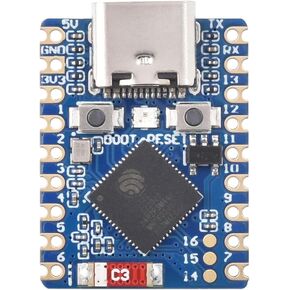 Waveshare ESP32-C3 Mini Development Board, Based On ESP32-C3FN4 Single-Core Processor, 160MHz Running Frequency, 2.4GHz Wi-Fi & Bluetooth 5