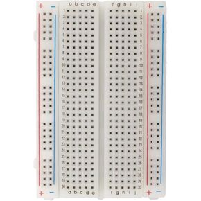MMOBIEL 1pcs Solderless PCB Breadboard Prototype Circuit Board – 1x400 Point -Compatible with DIY Arduino, Raspberry Pi 2/3 / 4/5 Projects Proto Shield Distribution - Connecting Blocks