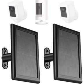 Solar Panel for Ring-Spotlight Camera Battery,Ring-Stick Up Camera Battery,Green Energy Solar Charger for Outdoor Security Camera(2 Pack)