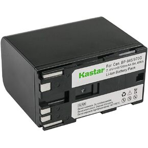 Kastar 3-Pack Battery Replacement for Canon BP-970 BP-970G BP-975, BP-945 BP-950 BP-950G BP-955, BP-930 BP-935, BP-925, BP-911 BP-911K BP-914 BP-915 Battery