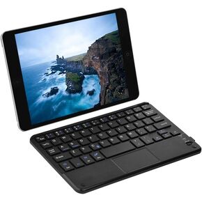 Bluetooth Keyboard, Ultra-Slim Mini Bluetooth Keyboard with Touchpad with Up to 10m Effective Working Distance, Suitable for Windows PC Android Tablet