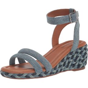 Lucky Brand Women's Naylicia Braided Wedge Sandal, Medium, 7.5