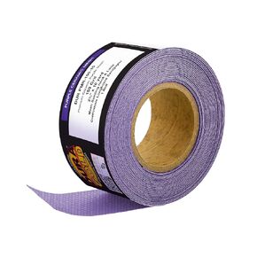 Dura-Gold Premium 180 Grit Purple Ceramic Mesh Longboard Sandpaper, 2-3/4" Wide Continuous 10 Yard Roll - Dustless Hook & Loop Backing for Auto & Woodworking Air File Long Board Sanders, Sanding Block