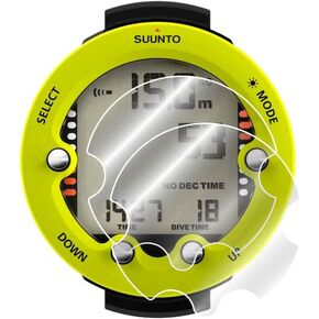 IPG for SUUNTO Zoop Novo Wrist Scuba Diving Computer Screen Protector (2 Units) Invisible Ultra HD Clear Film Anti Scratch Guard-Smooth/Self-Healing/Bubble -Free for Zoop Novo