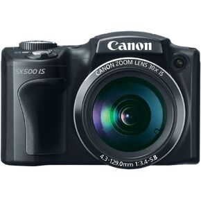 Canon PowerShot SX500 is 16.0 MP Digital Camera with 30x Wide-Angle Optical Image Stabilized Zoom and 3.0-Inch LCD (Black) (Old Model) (Renewed)