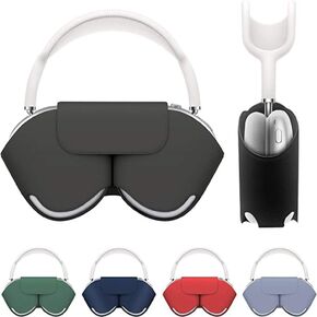 Smart Case Cover for Apple Airpods Max Case, Anti-Scratch Portable Carry Travel Protective Case for Airpods Max Supports Sleep Mode, Headphone Case for Airpod Max (Black)