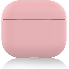 Upgrade Cover Compatible with Airpods 3 Case,Soft Silicone Skin Case Cover No Keychain for AirPods 3rd Generation Charging Case Cover,Ultrathin 1.5mm Thick Protective Case Front LED Visible (Black)