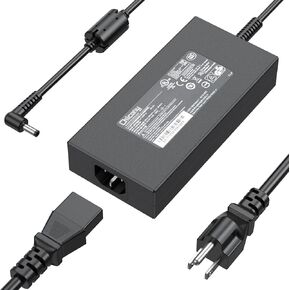 230W Laptop Charger for MSI GS76 GS65 GS66 GS75 WS65 WS66 WS75 WS76,19.5V /11.8A AC Adapter for MSI Creator 15 17 P65 P75 Creator VR one 6rd 7rd 7re, Supply A17-230P1B A230A038P (5.5x2.5mm)