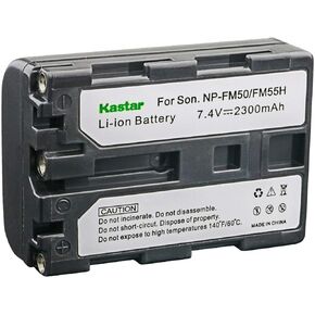 Kastar 4-Pack NP-FM50 / NP-FM55H Battery 7.4V 2300mAh Replacement for Sony DCR-TRV430, DCR-TRV460, DCR-TRV480, DCR-TRV530, DCR-TRV730, DCR-TRV738, DCR-TRV740, DCR-TRV828, DCR-TRV830, DCR-TRV840 Camera