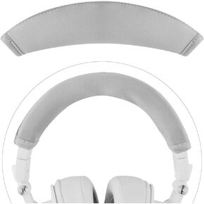 Linkidea Headband Protector Compatible with Audio-Technica ATH M50x, M50xWH, M50xBB Headphones Replacement Headband Cover, Flex Fabric Head Pad Easy DIY Installation (Gray)
